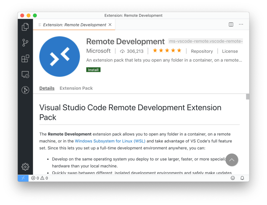 VS Code Remote Development