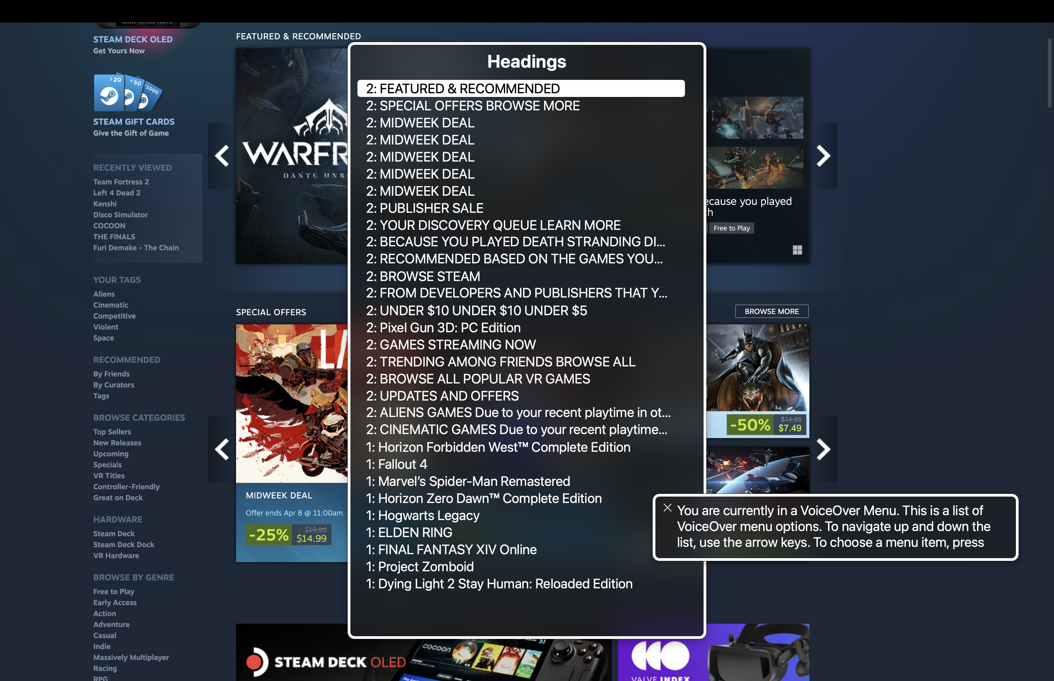 Ironing Out Steam’s A11y Wrinkles - Simple Thread