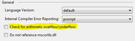 Overflow Checking
