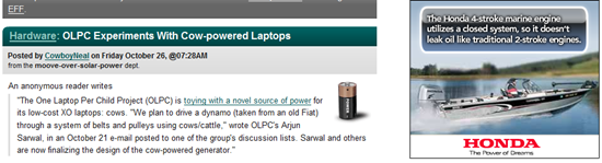 Slashdot Ad