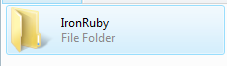 IronRuby folder