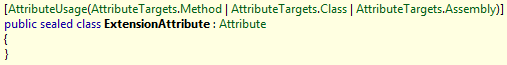 Extension Attribute Reflection